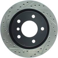 StopTech Sport Drilled/Slotted Brake Rotor; Rear Right