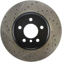 StopTech Sport Drilled/Slotted Brake Rotor; Front Right