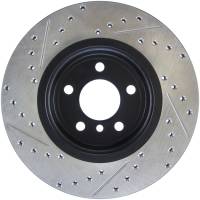 StopTech - StopTech Sport Drilled/Slotted Brake Rotor; Front Left - Image 2