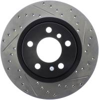 StopTech Sport Drilled/Slotted Brake Rotor; Rear Left