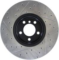 StopTech - StopTech Sport Drilled/Slotted Brake Rotor; Front Left - Image 2