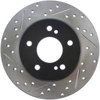 StopTech Sport Drilled/Slotted Brake Rotor; Rear Right