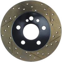 StopTech Sport Drilled/Slotted Brake Rotor; Rear Left