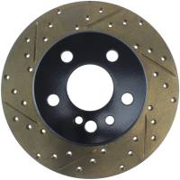 StopTech Sport Drilled/Slotted Brake Rotor; Rear Right