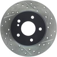 StopTech Sport Drilled/Slotted Brake Rotor; Rear Left