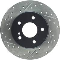 StopTech Sport Drilled/Slotted Brake Rotor; Rear Right