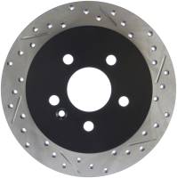 StopTech Sport Drilled/Slotted Brake Rotor; Rear Left