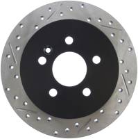 StopTech Sport Drilled/Slotted Brake Rotor; Rear Right