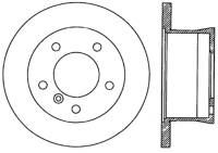 StopTech Sport Drilled/Slotted Brake Rotor; Rear Left