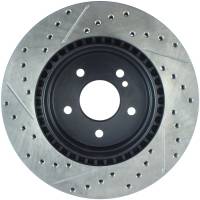 StopTech - StopTech Sport Drilled/Slotted Brake Rotor; Rear Left - Image 2