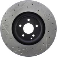 StopTech - StopTech Sport Drilled/Slotted Brake Rotor; Front Left - Image 2