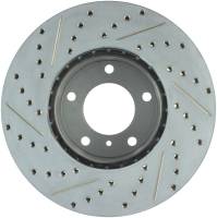 StopTech - StopTech Sport Drilled/Slotted Brake Rotor; Front Left - Image 2