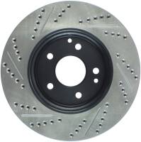 StopTech - StopTech Sport Drilled/Slotted Brake Rotor; Front Left - Image 2