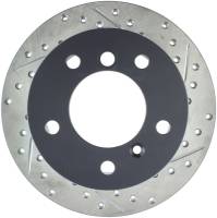 StopTech Sport Drilled/Slotted Brake Rotor; Rear Left