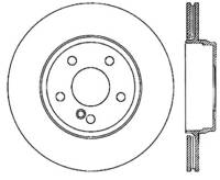 StopTech Sport Drilled/Slotted Brake Rotor; Rear Left