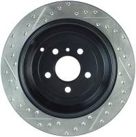 StopTech - StopTech Sport Drilled/Slotted Brake Rotor; Rear Left - Image 2