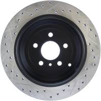 StopTech - StopTech Sport Drilled/Slotted Brake Rotor; Rear Left - Image 2