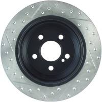 StopTech - StopTech Sport Drilled/Slotted Brake Rotor; Rear Left - Image 2