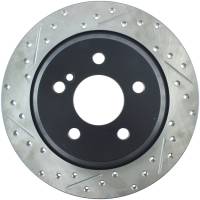 StopTech Sport Drilled/Slotted Brake Rotor; Rear Right