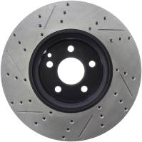 StopTech - StopTech Sport Drilled/Slotted Brake Rotor; Front Left - Image 2