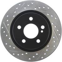 StopTech Sport Drilled/Slotted Brake Rotor; Rear Right