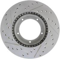 StopTech - StopTech Sport Drilled/Slotted Brake Rotor; Front Left - Image 2