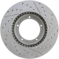 StopTech - StopTech Sport Drilled/Slotted Brake Rotor; Front Right - Image 2