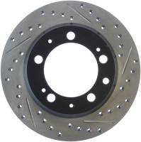 StopTech Sport Drilled/Slotted Brake Rotor; Rear Left