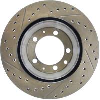 StopTech - StopTech Sport Drilled/Slotted Brake Rotor; Rear Left - Image 2