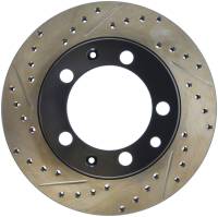 StopTech Sport Drilled/Slotted Brake Rotor; Rear Right