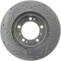 StopTech - StopTech Sport Drilled/Slotted Brake Rotor; Front Left - Image 2