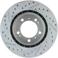 StopTech - StopTech Sport Drilled/Slotted Brake Rotor; Rear Left - Image 2