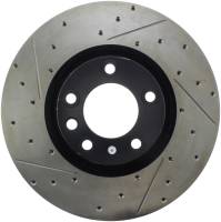 StopTech Sport Drilled/Slotted Brake Rotor; Front Right