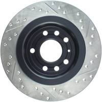 StopTech - StopTech Sport Drilled/Slotted Brake Rotor Rear Right 127.38018R - Image 2