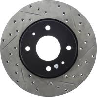 Stoptech - StopTech Sport Drilled/Slotted Brake Rotor Front Left 127.39027L - Image 1