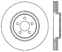 StopTech Sport Cryo Drilled/Slotted Brake Rotor Front Left 127.39037CL