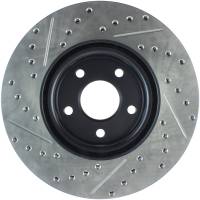 Stoptech - StopTech Sport Drilled/Slotted Brake Rotor Front Left 127.39037L - Image 2