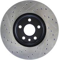 StopTech - StopTech Sport Drilled/Slotted Brake Rotor; Front Left - Image 2