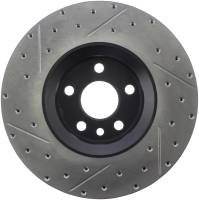 StopTech - StopTech Sport Drilled/Slotted Brake Rotor; Front Left - Image 2