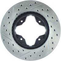 Stoptech - StopTech Sport Drilled/Slotted Brake Rotor Front Left 127.40022L - Image 2