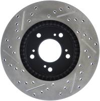 Stoptech - StopTech 97-01 Acura Integra Type R / 97-01 Honda CR-V Slotted & Drilled Left Front Rotor - 127.40026L - Image 2