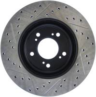 Stoptech - StopTech Sport Drilled/Slotted Brake Rotor Front Left 127.40049L - Image 2