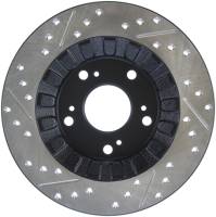 Stoptech - StopTech 00-09 S2000 Slotted & Drilled Left Rear Rotor - 127.40050L - Image 2