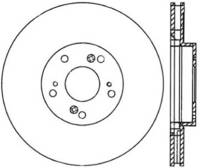 StopTech 02-15 Acura RSX / 02-15 Honda Civic Cryo Slotted & Drilled Left Front Rotor - 127.40057CL