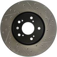 Stoptech - StopTech 04-08 Acura TL (Brembo Caliber) SportStop Slotted &amp; Drilled Left Front Rotor - 127.40062L - Image 1