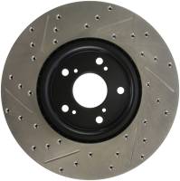 Stoptech - StopTech 04-08 Acura TL (Brembo Caliber) SportStop Slotted &amp; Drilled Left Front Rotor - 127.40062L - Image 2