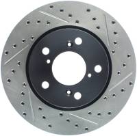 Stoptech - StopTech Sport Drilled/Slotted Brake Rotor Front Left 127.40064L - Image 1