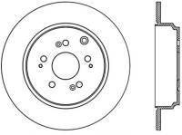 StopTech Sport Cryo Drilled/Slotted Brake Rotor Rear Right 127.40072CR