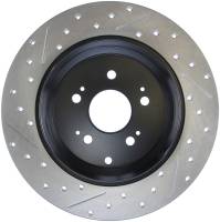 Stoptech - StopTech Slotted & Drilled Sport Brake Rotor - 127.40072L - Image 2