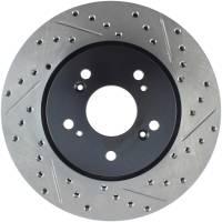 Stoptech - StopTech Sport Drilled/Slotted Brake Rotor; Front Left - Image 1